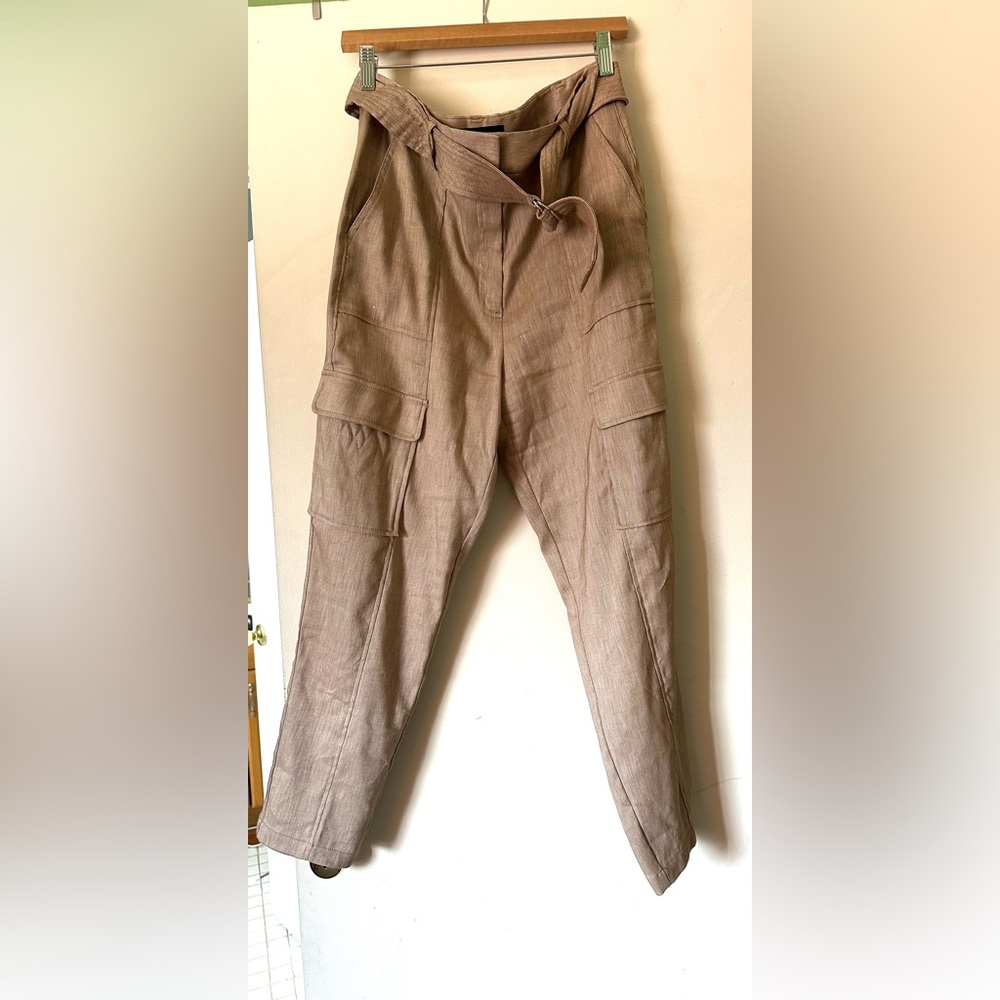 White House Black Market Tan Cargo Pants